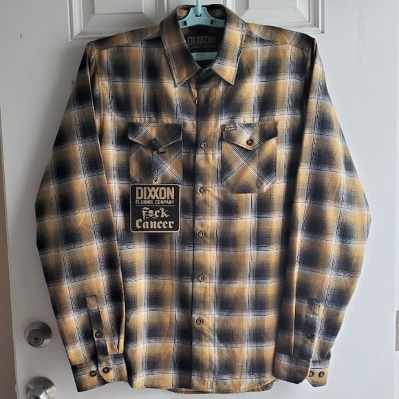 DIXXON Other - Dixxon Flannel CO FXCK CANCER Men's Flannel Shirt - LTall